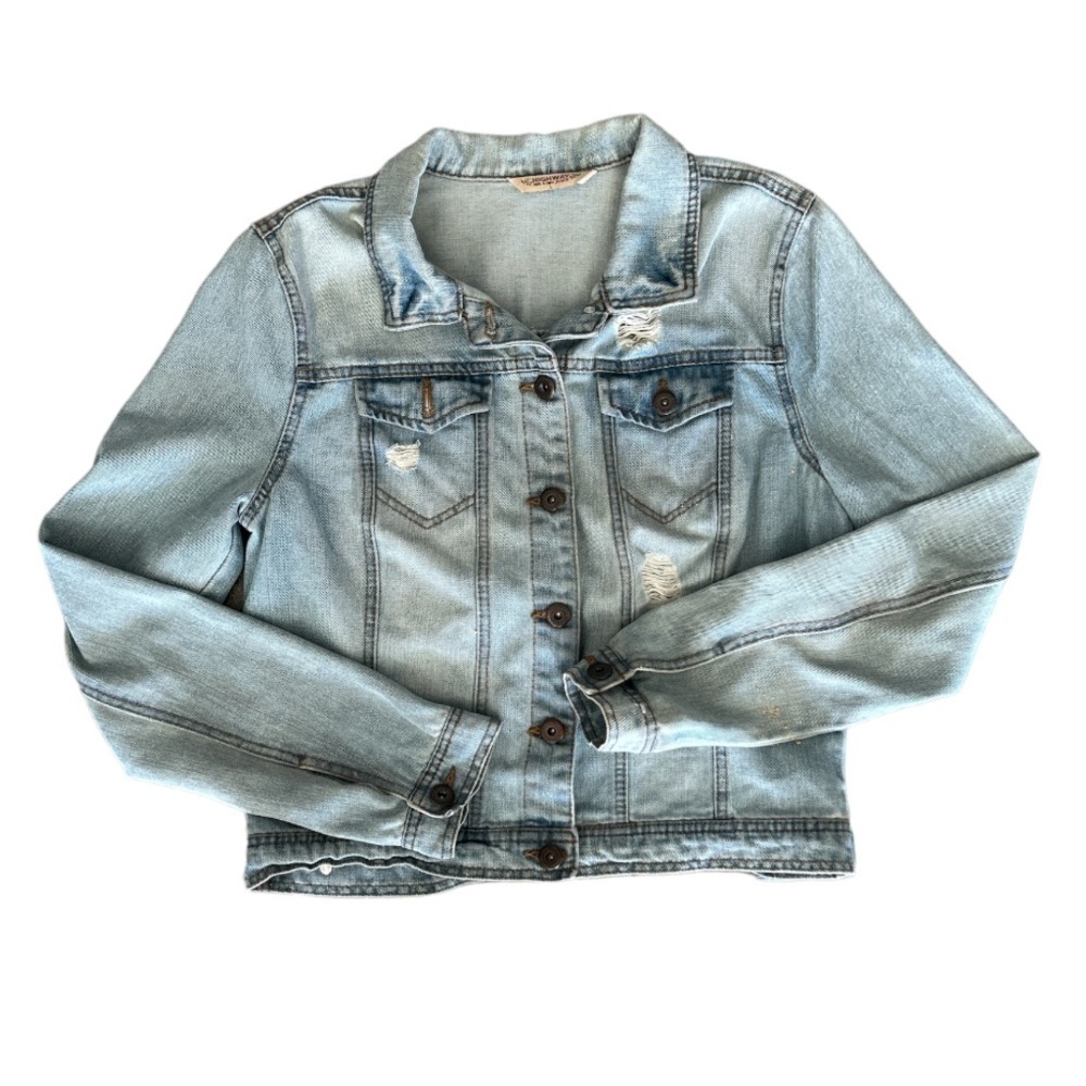 Highway Jeans Distressed Jean Jacket
